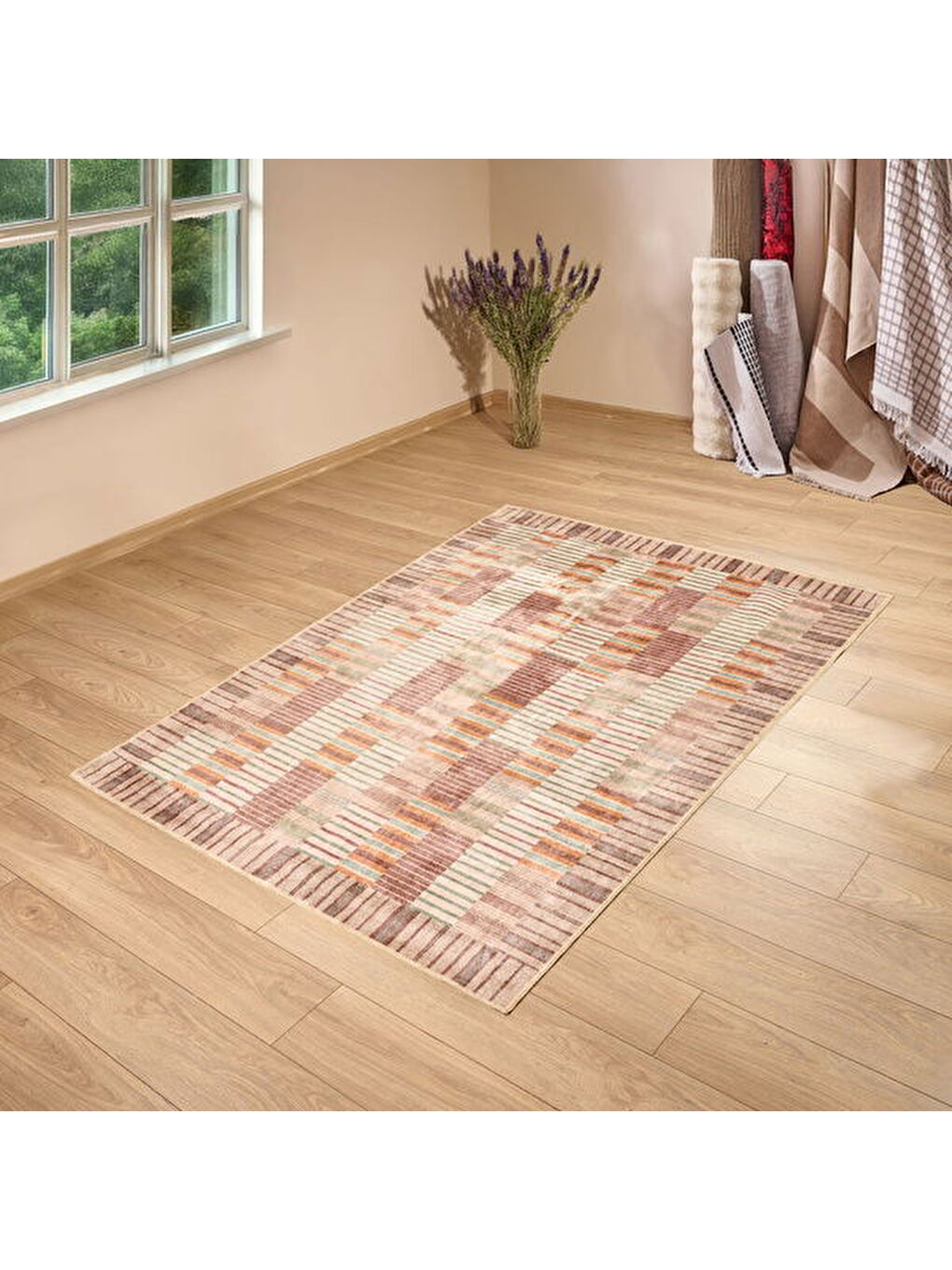 Soft Travnik Makine Halısı - Ekru - 160x230 cm-2