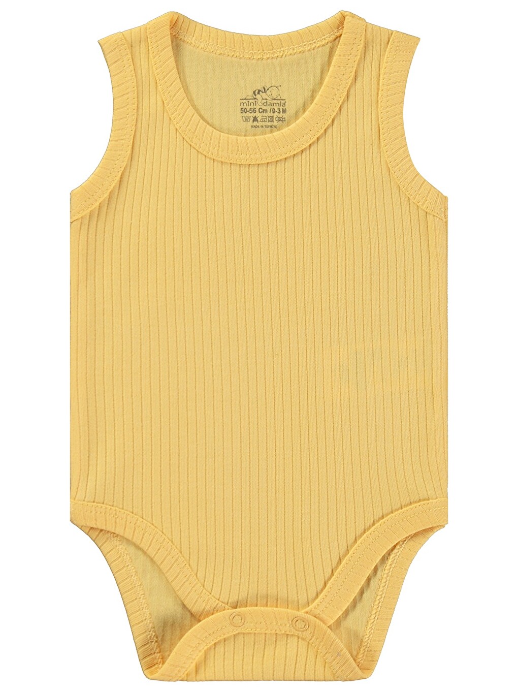 Askılı Basic 3'lü Set 1-18 Ay Çıtçıtlı Badi - Mavi-3