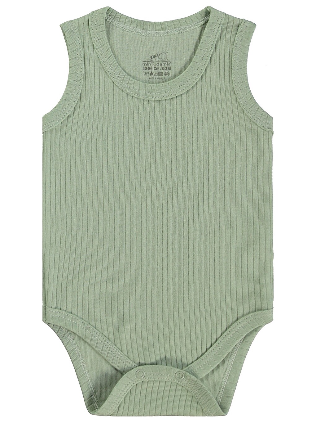 Askılı Basic 3'lü Set 1-18 Ay Çıtçıtlı Badi - Mavi-4
