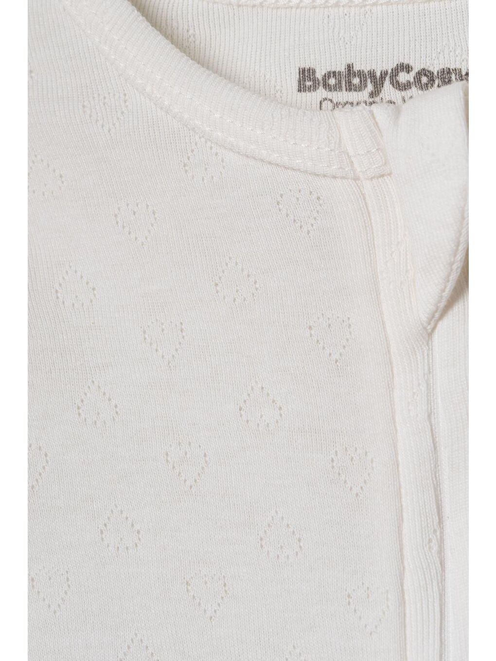 Ekru Bebek Tulum %100 Organik Pamuk , Bebek - Yenidoğan- csyr4545-3