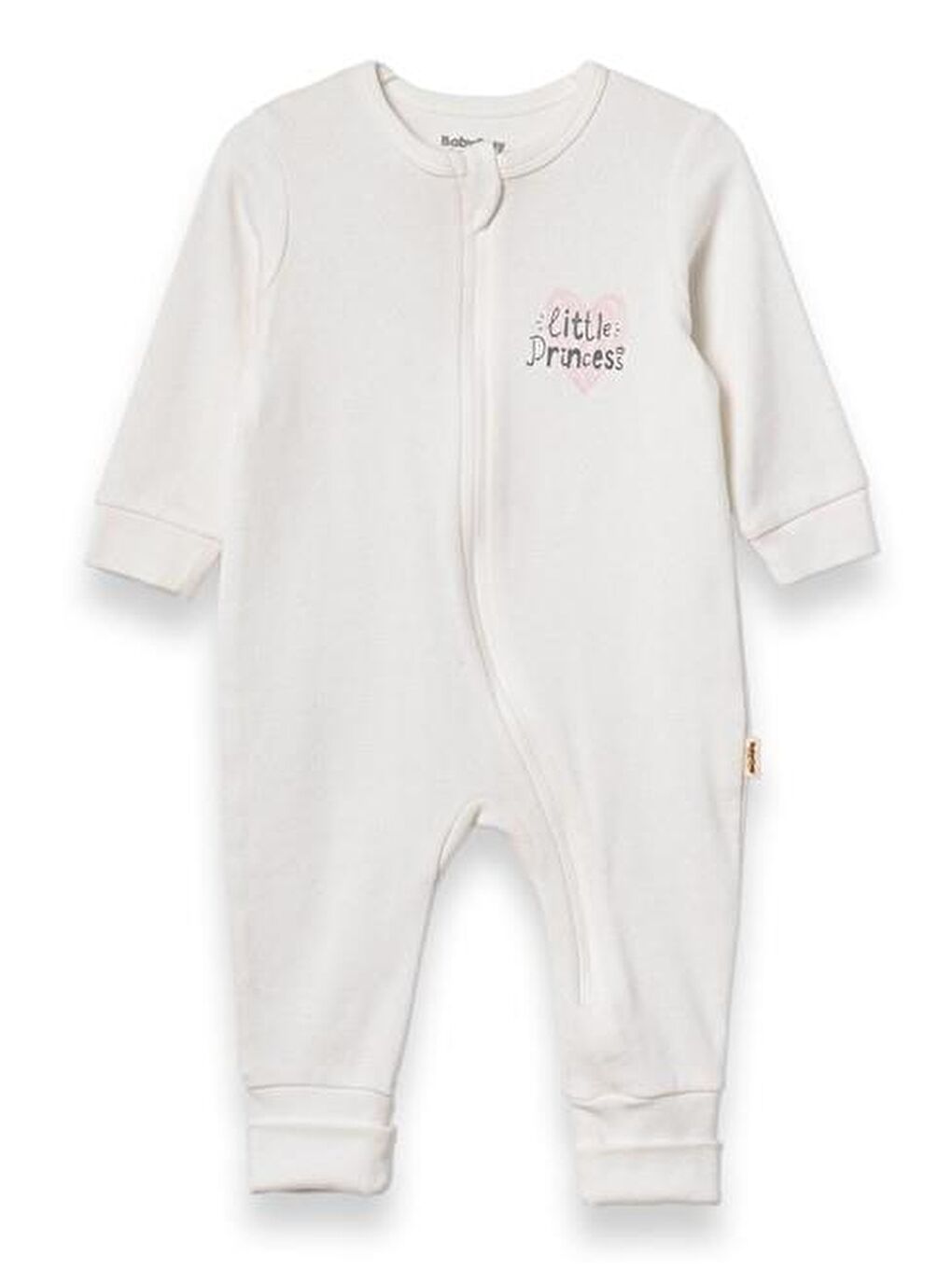 Ekru Bebek Tulum %100 Organik Pamuk , Bebek - Yenidoğan- csyr4544