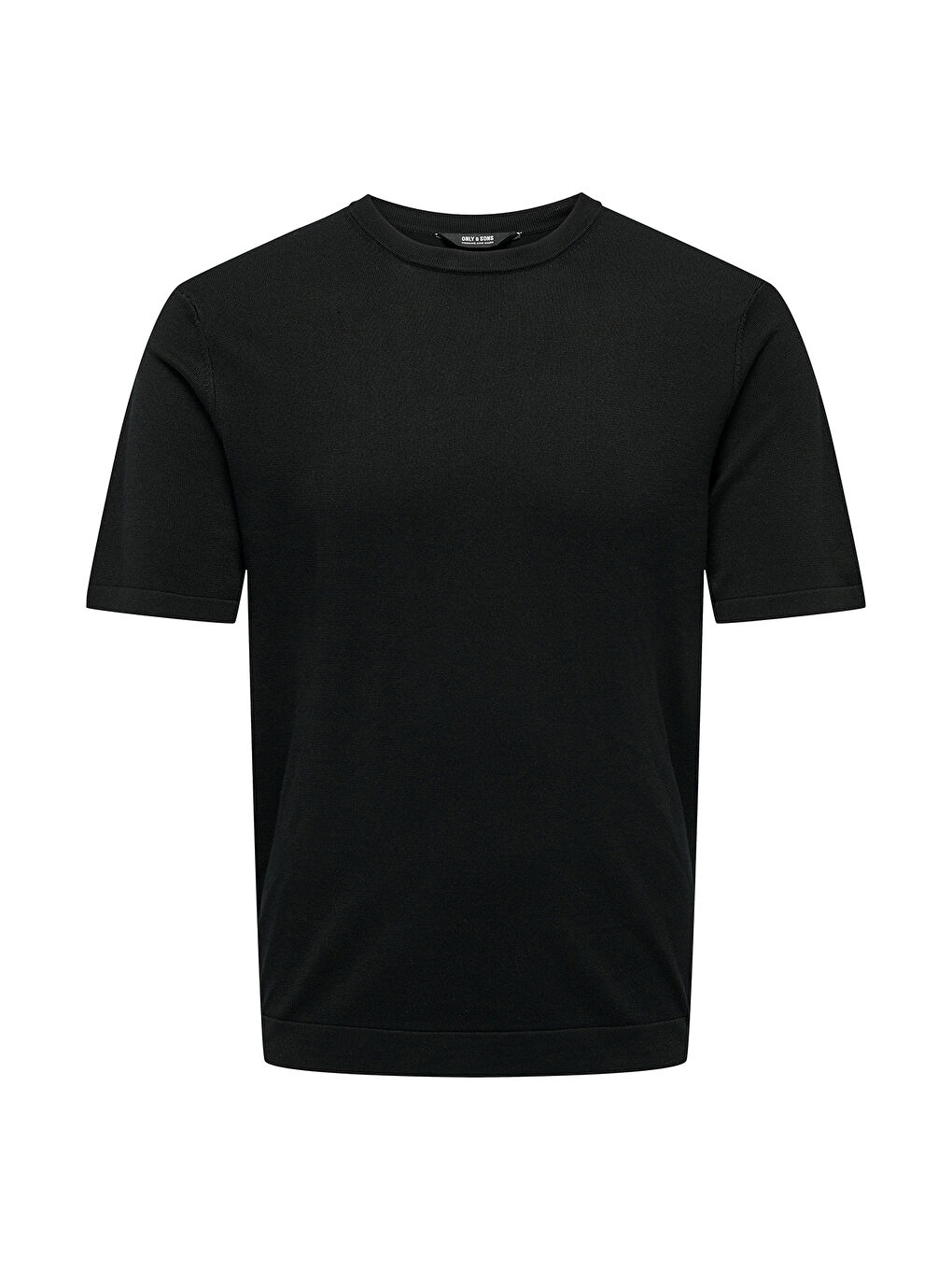 Siyah Onswyler Regular Fit Bisiklet Yaka Tişört 22022928-2