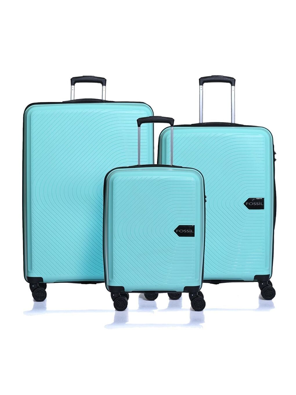 Turkuaz Fsvlzypp1138-set Gri Unisex 3 Lü Set Bavul