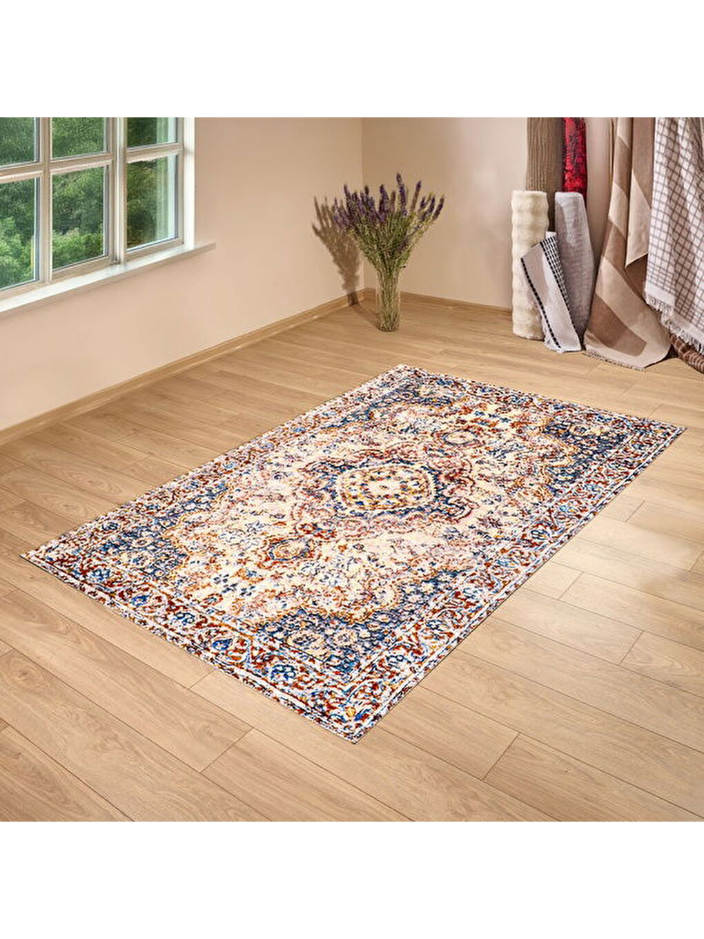 Evidea Soft Krupa Makine Halısı - Bej - 160x230 cm - 1