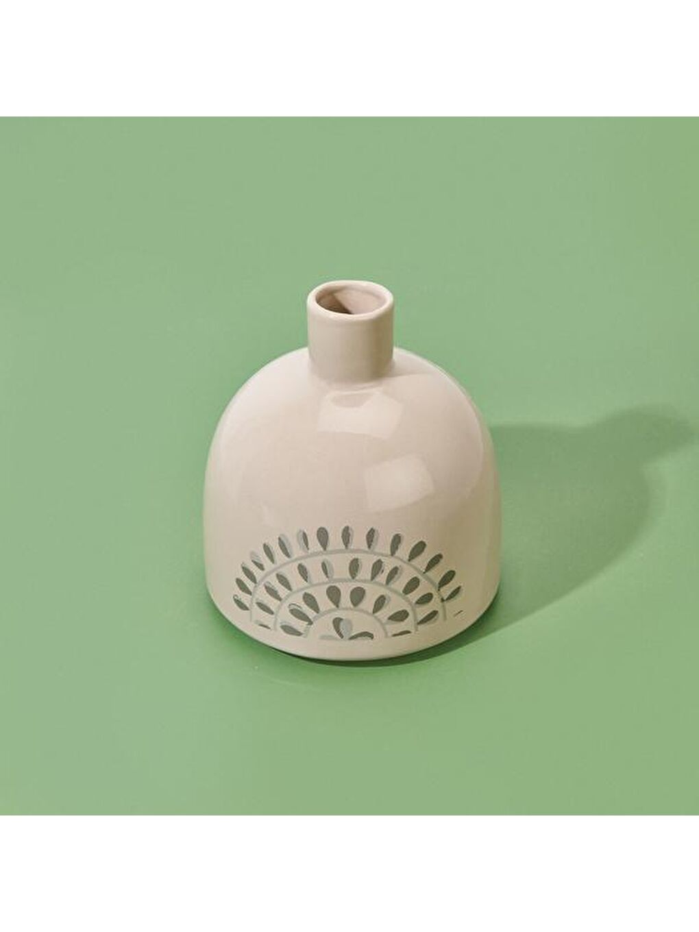 Deco Butas Vazo - Bej - 18x20 cm-3