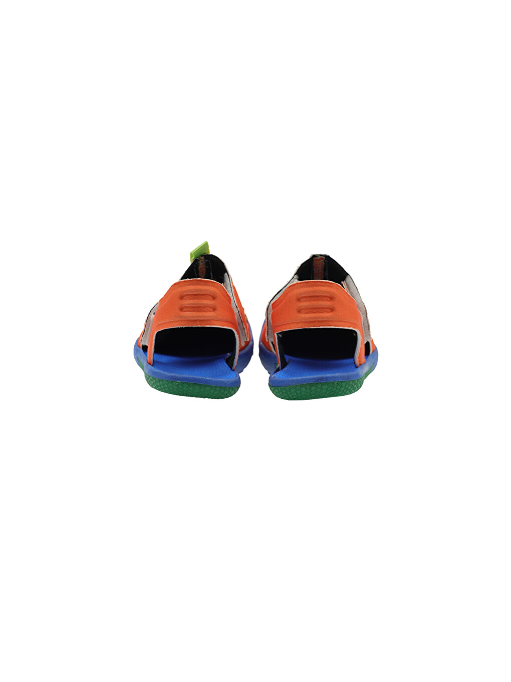 Unisex Çocuk Cırt Cırtlı Turuncu Sandalet-2
