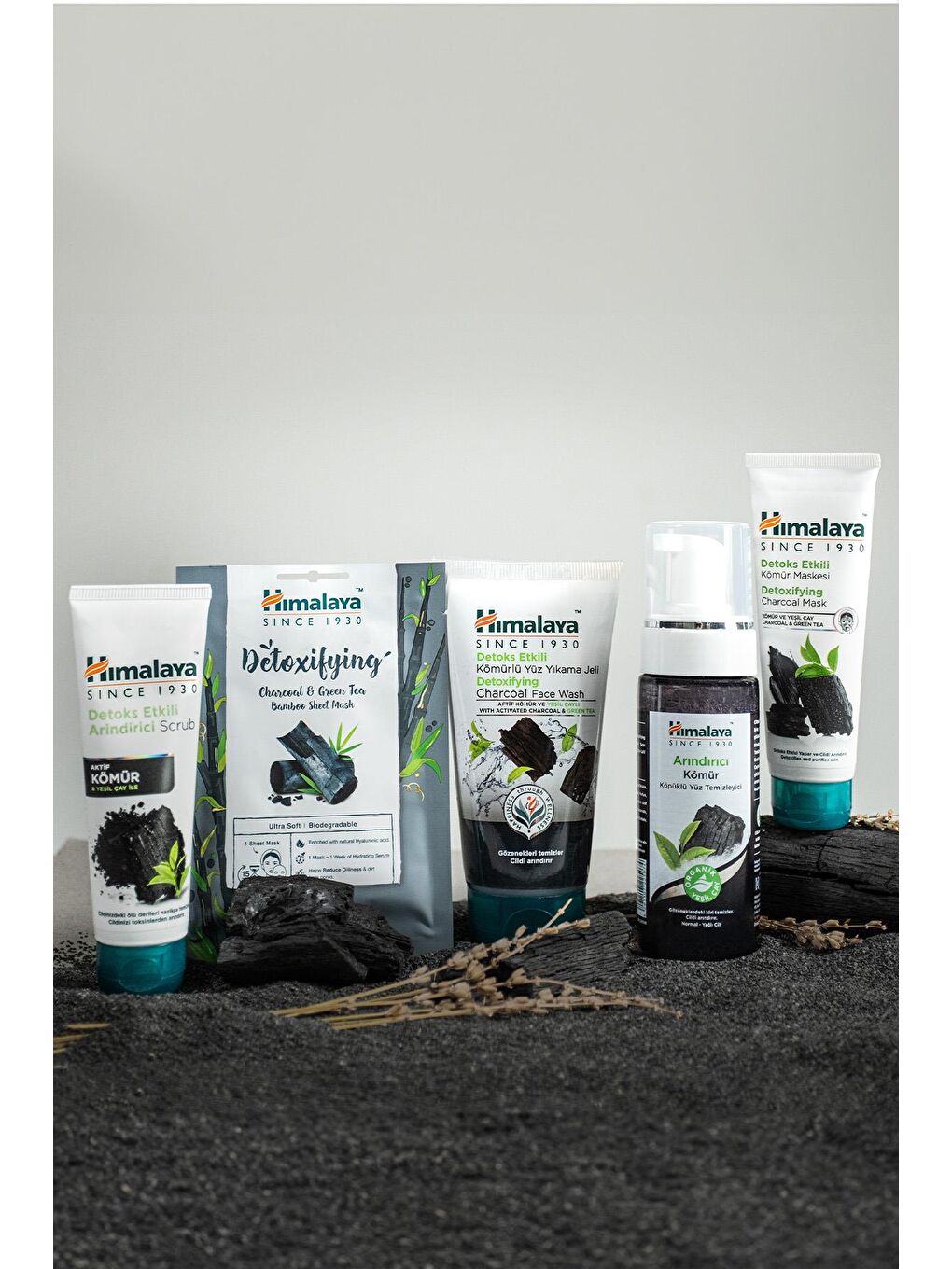 Detoks Etkili Arındırıcı Yüz Temizleyici Scrub, Aktif Kömür, Yeşil Çay, Parabensiz, Tüm Ciltler 75ml-2