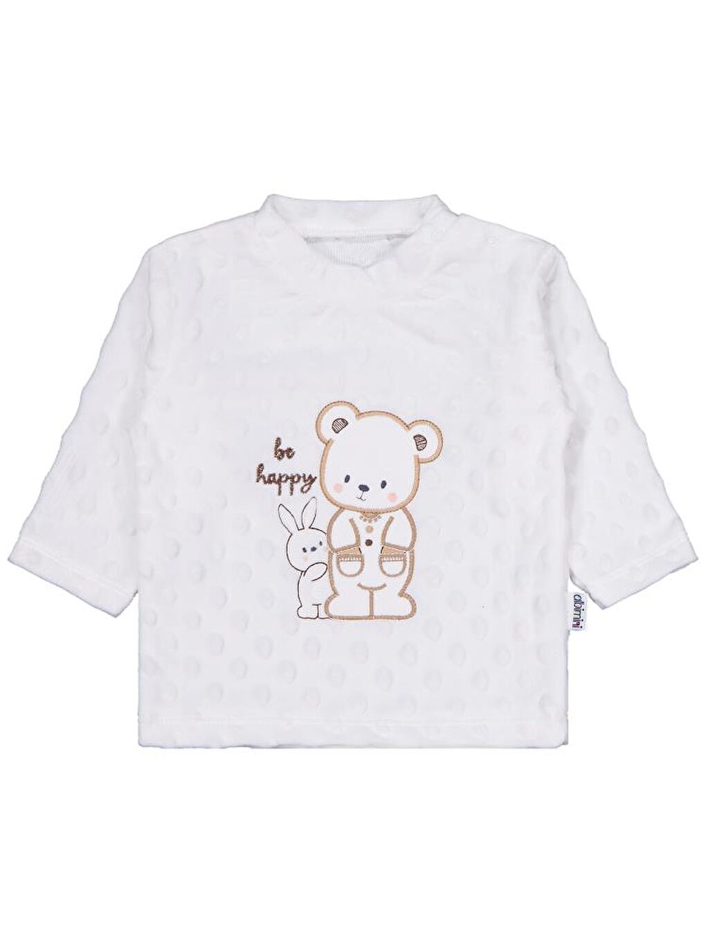 Tavşanlı Ayı Patikli 2Li Pijama Takım 1-6 Ay Pijama Takımı - Ekru 1-3 Ay-2