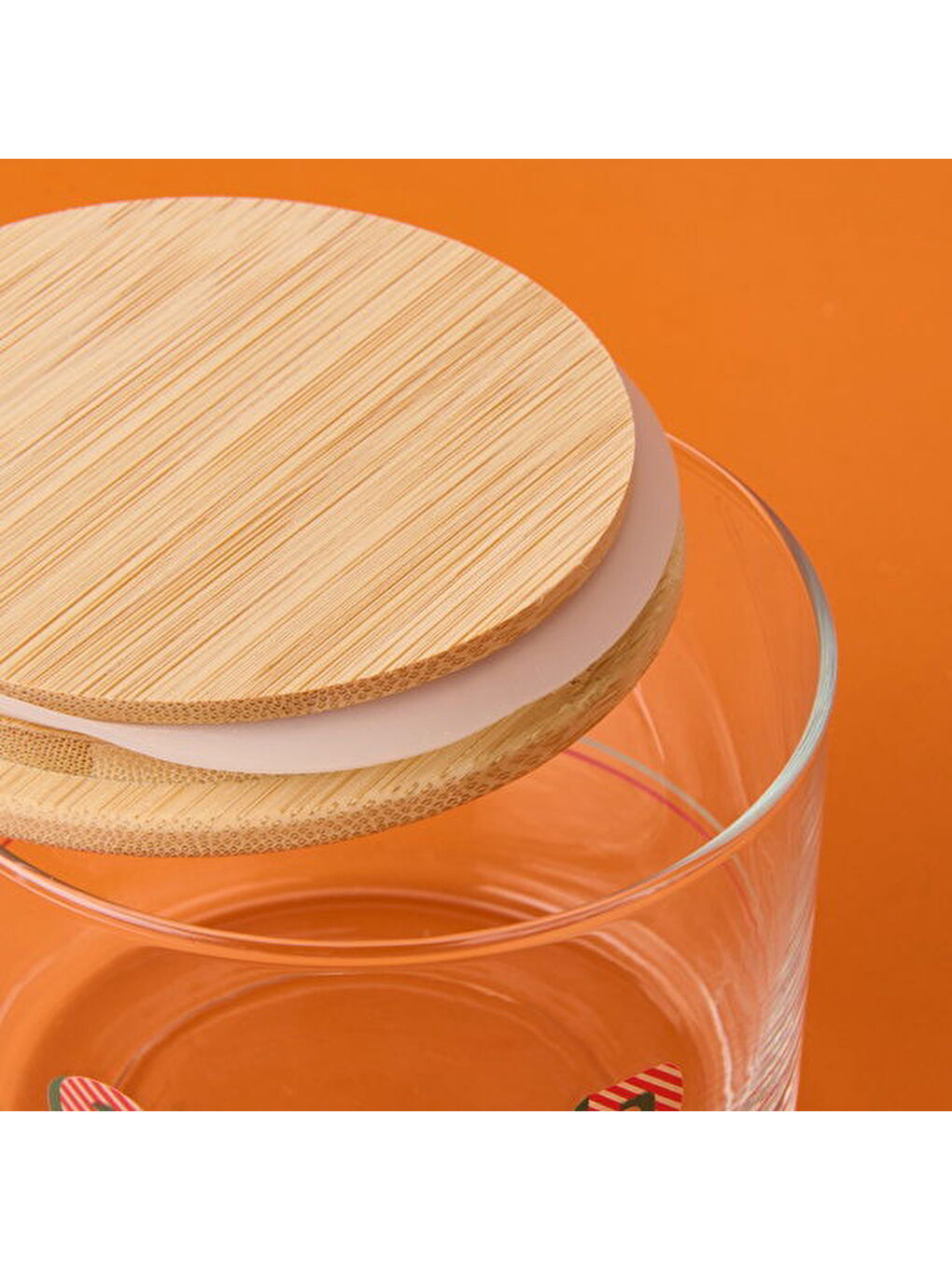 Karışık Dia Retro Kapaklı Cam Kavanoz - Renkli - 535 ml-3