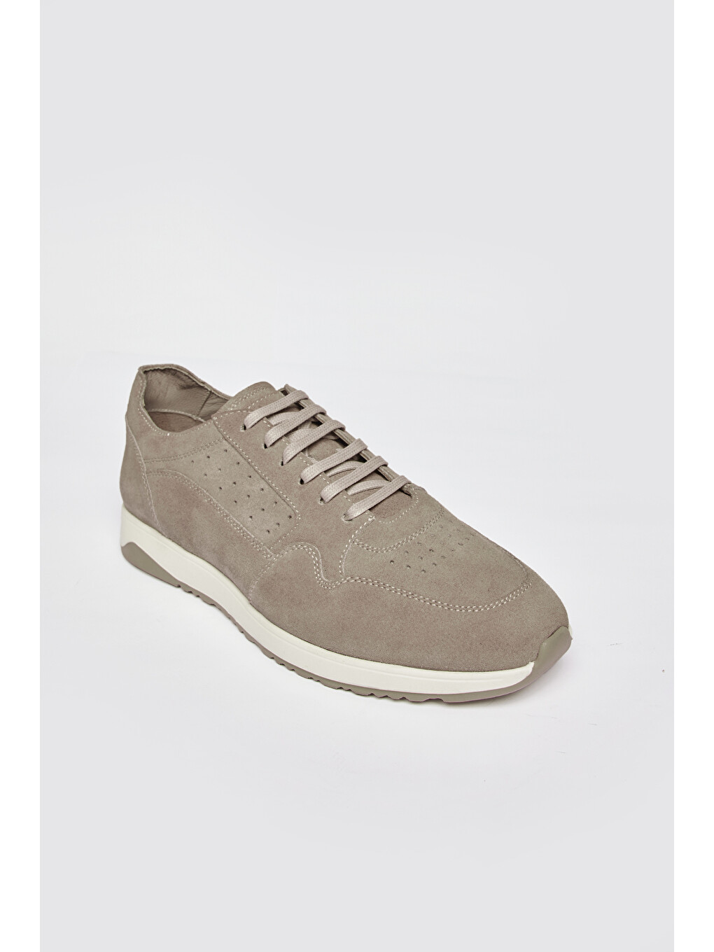 Erkek Bej Sneaker Spor Ayakkabı-2