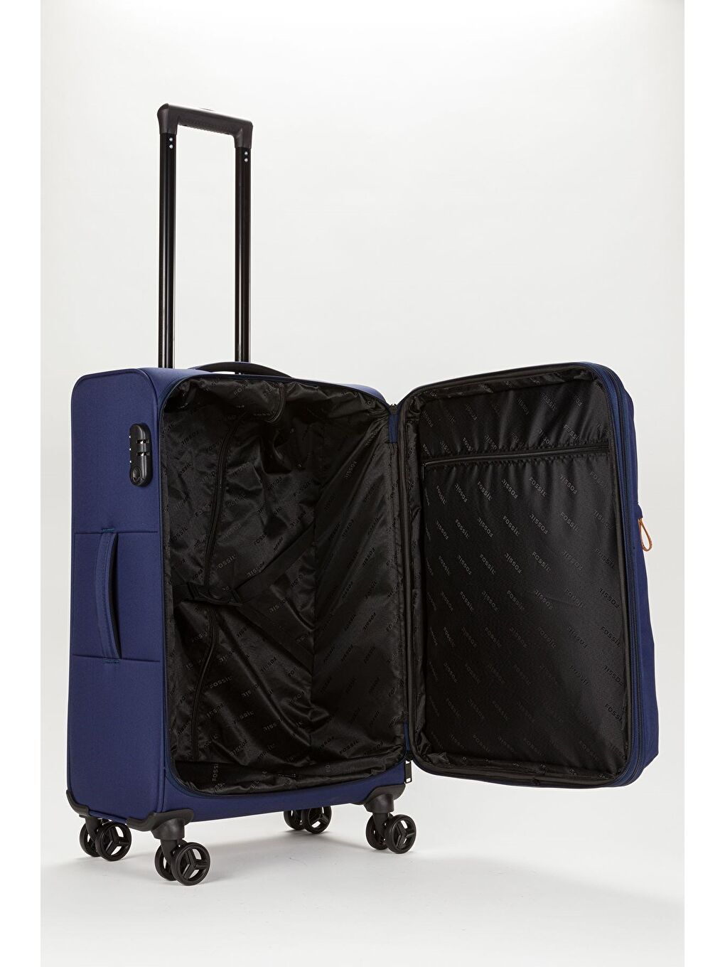 Mavi Unisex  Ekstra Hafif Haki Kumaş Kabin Boy Valiz-1