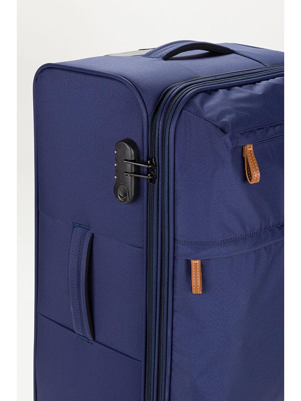 Mavi Unisex  Ekstra Hafif Haki Kumaş Kabin Boy Valiz-3