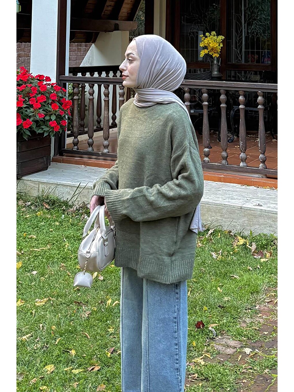 Salaş Dokulu Kazak Haki-1