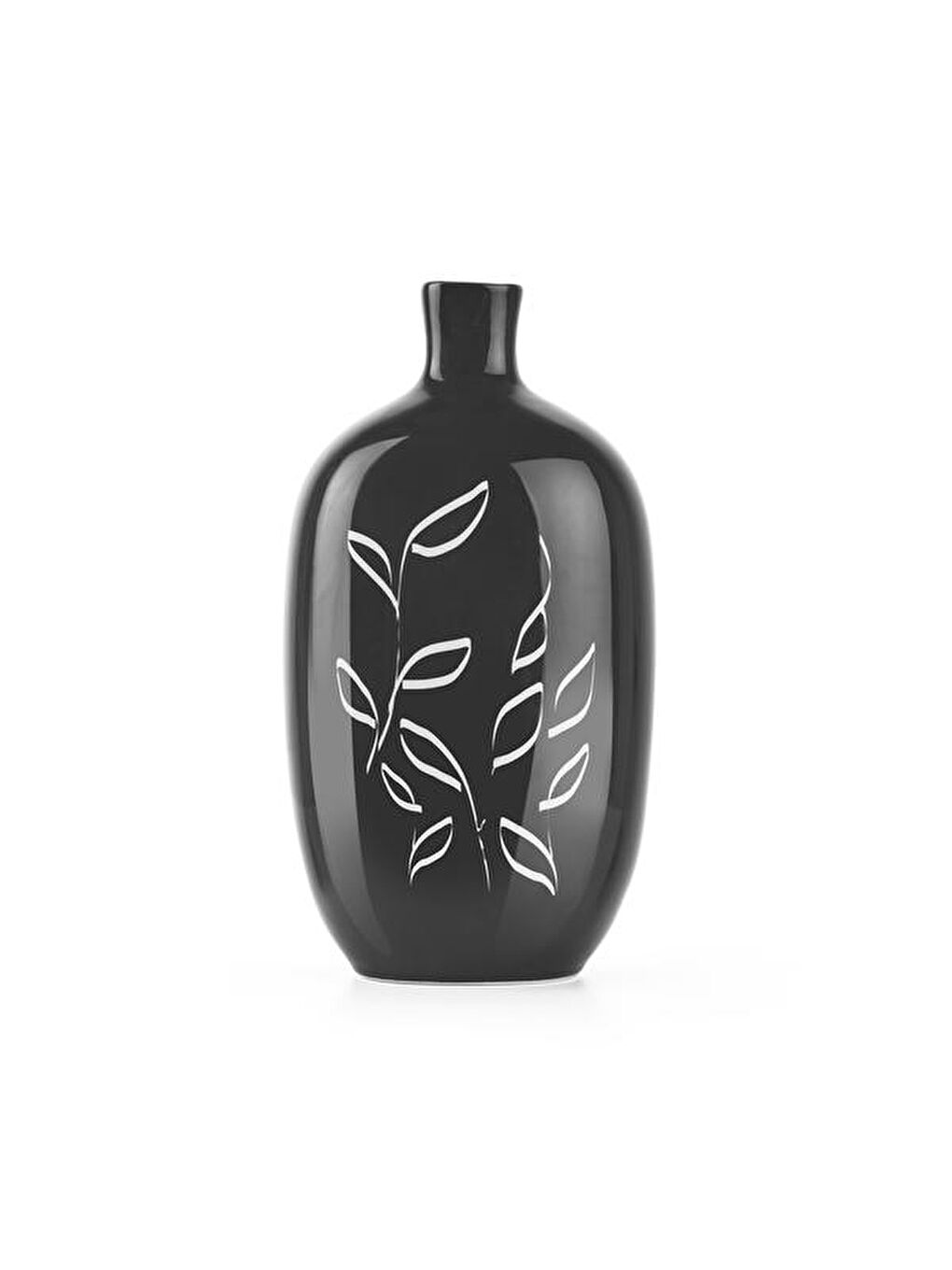 Deco Nemi Vazo - Siyah - 13x25 cm-1