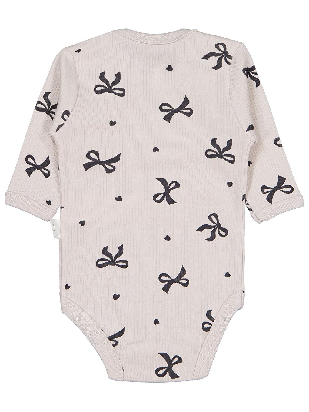 Baby Fiyonk 1-36 Ay Çıtçıtlı Badi - Bej 3-6 Ay-1