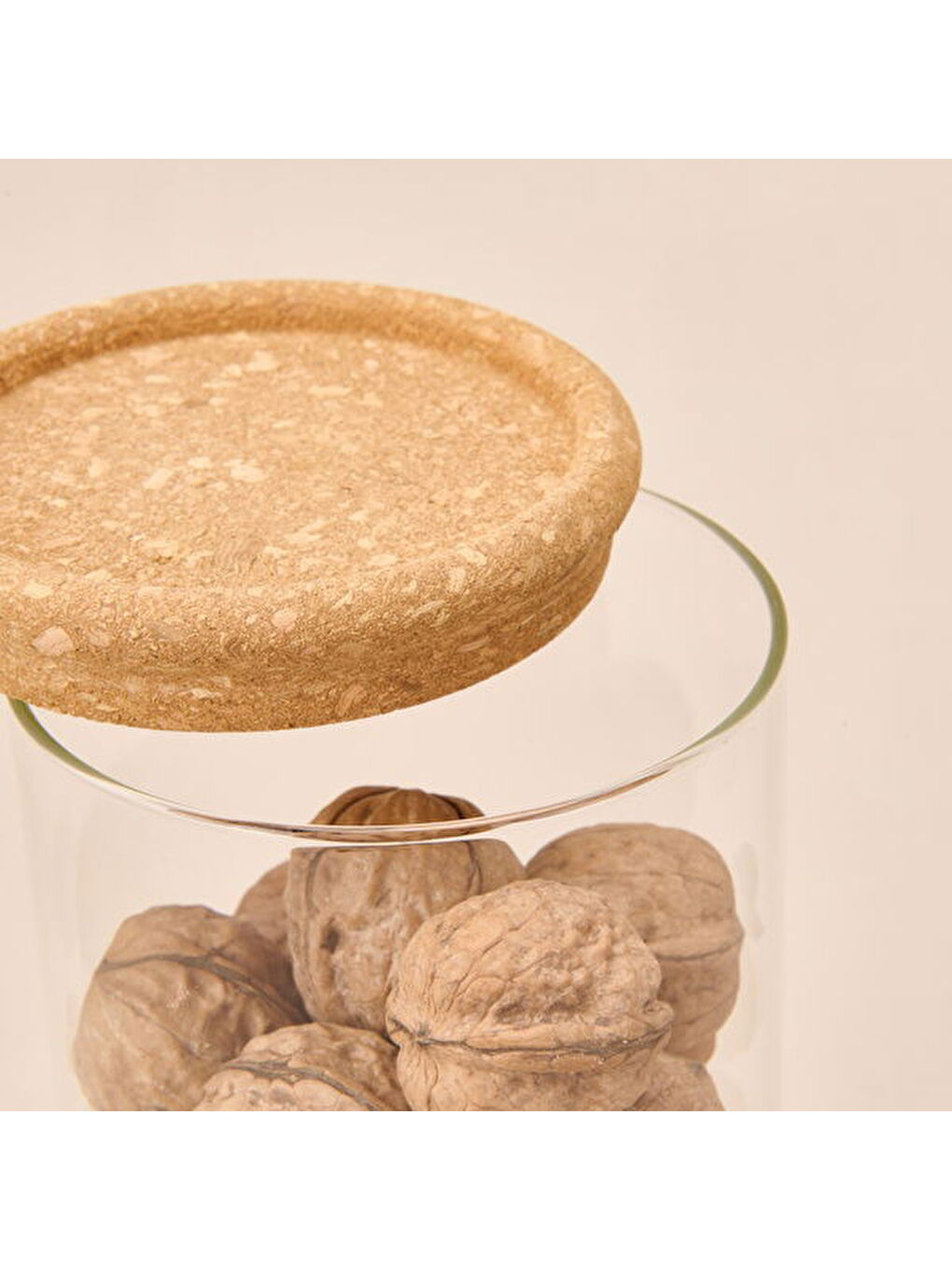 Beyaz Joseph Cam Kavanoz - Şeffaf / Açık Kahverengi - 1,8 lt-1