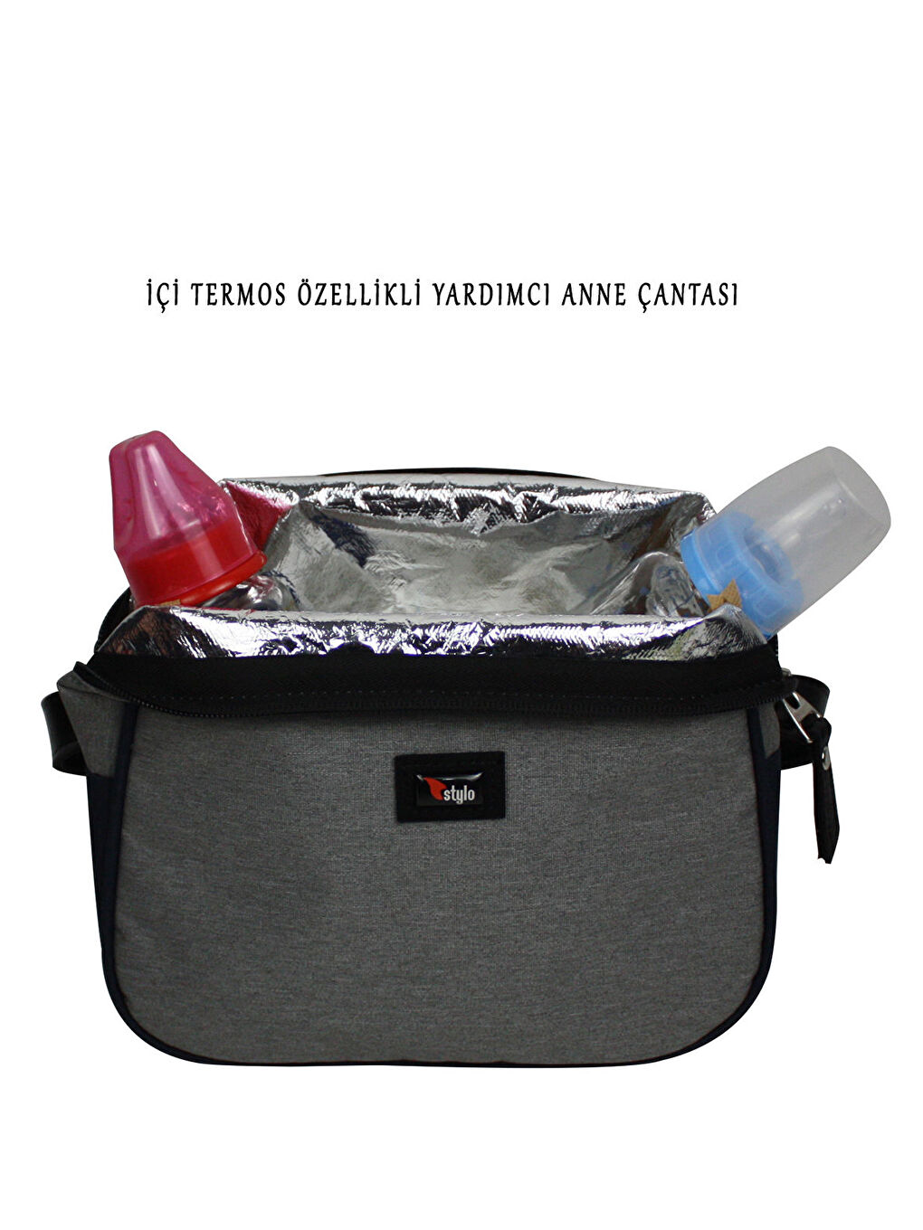 Working Mothers Bag Bebek Bakım Sırt Çantası Seti Siyah-1