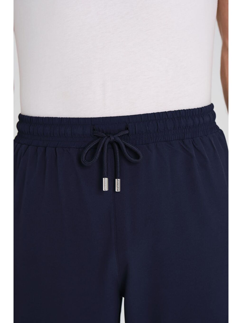 Desenli Lacivert Kırmızı Uzun Erkek Havuz Ve Deniz Şortu 248-3