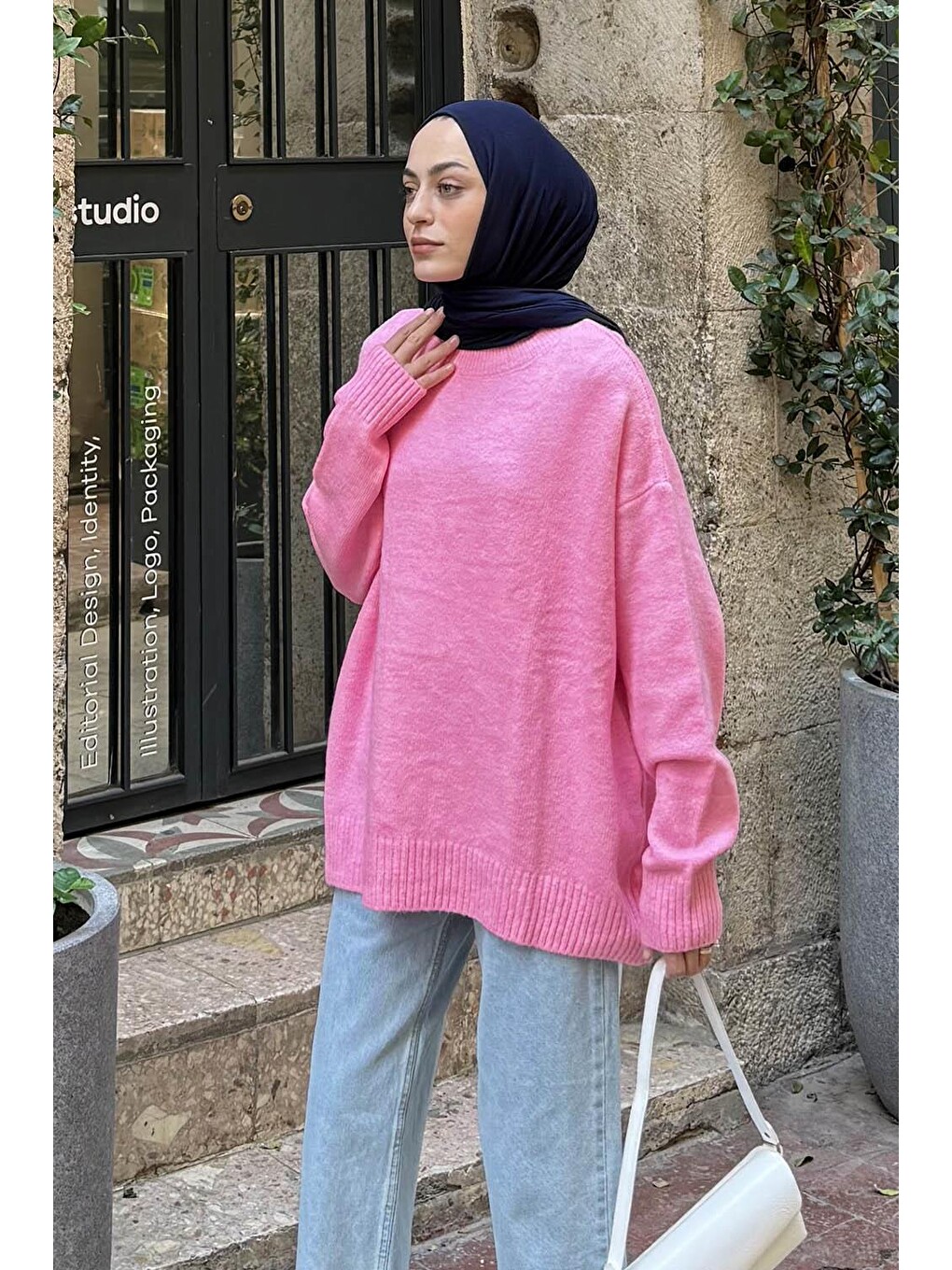 Salaş Dokulu Kazak Pembe-1