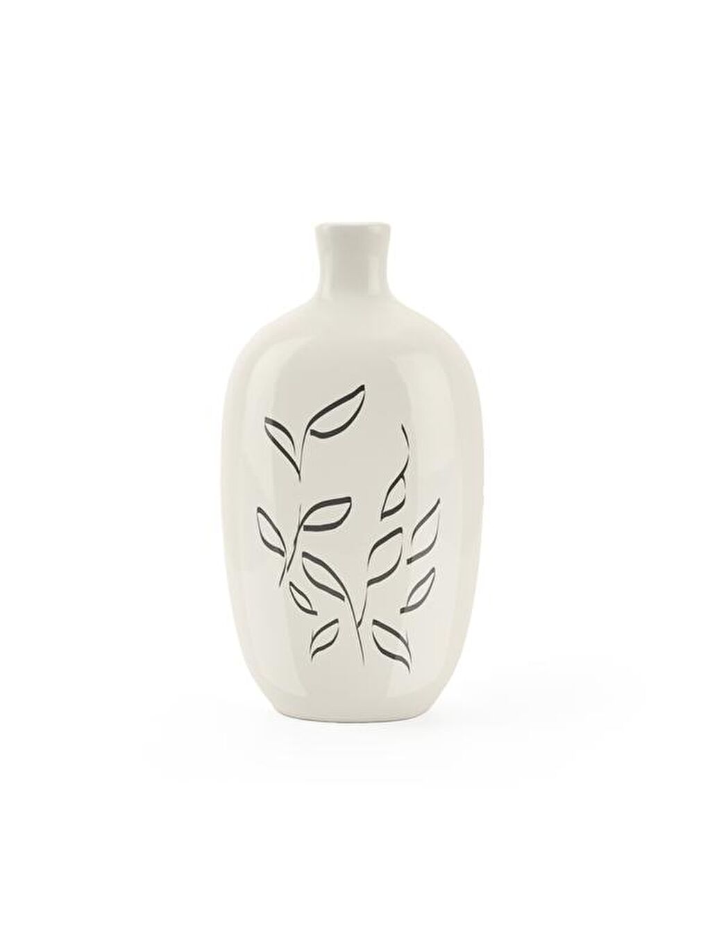 Deco Nemi Vazo - Beyaz - 13x25 cm-2