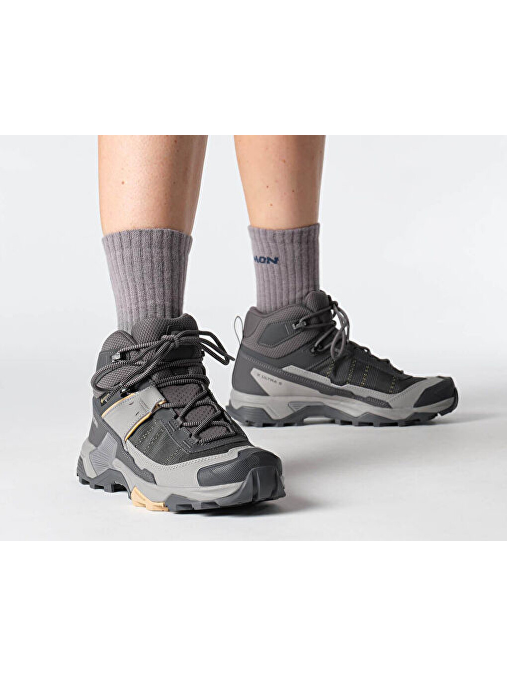 X Ultra 5 Mid Gore-tex Kadın Outdoor Botul47754500 Gri-1