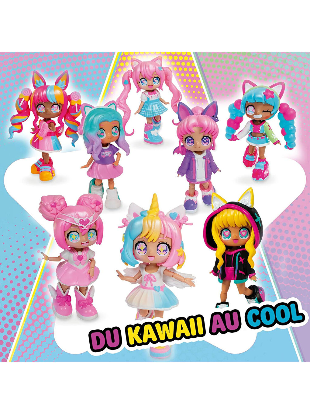 Animakii Bebek ve Aksesuar Seti - Candy ve Bubble Gum-3