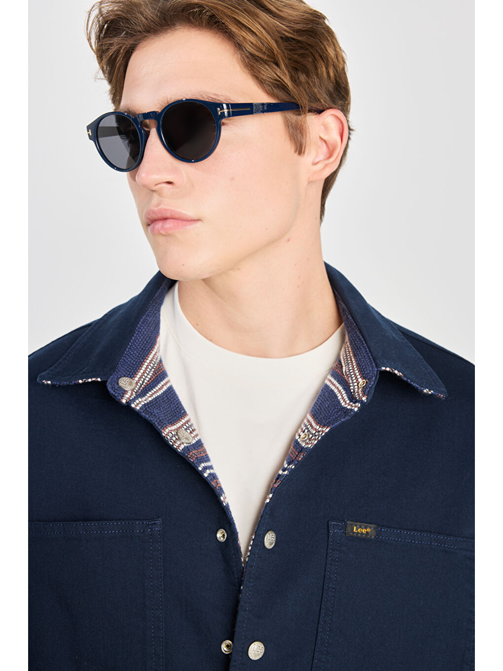 Karışık %100 Pamuk Relaxed Fit Geniş Kesim Çift Taraflı Çok Renkli Ceket-3