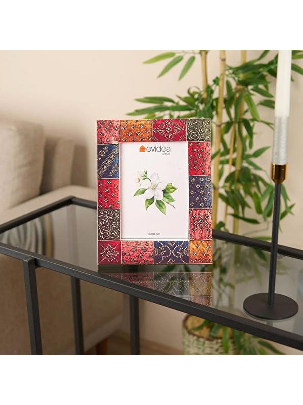 Karışık Deco Frida Çerçeve - Renkli - 13x18 cm