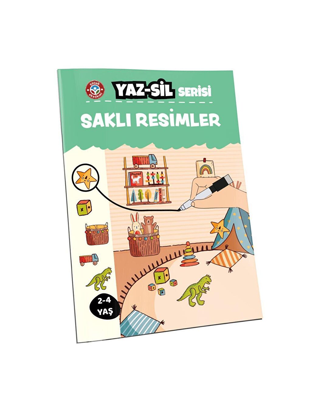 Çocuk Akademi Beyaz Yaz Sil Serisi Saklı Resimler