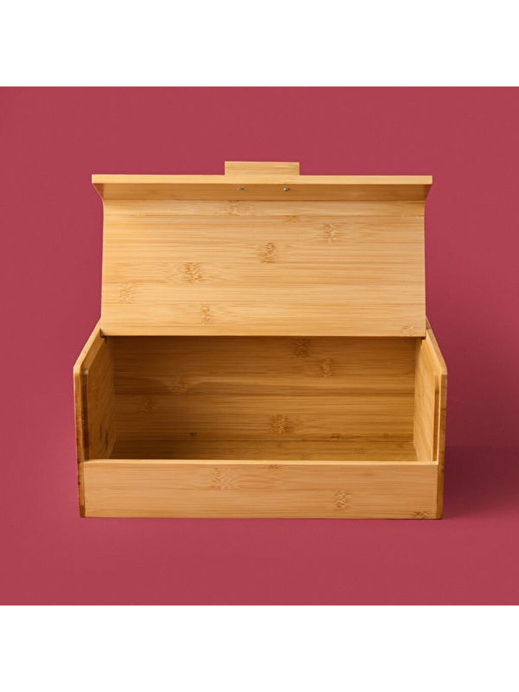 Agata Bambu Ekmek Dolabı - Açık Kahverengi