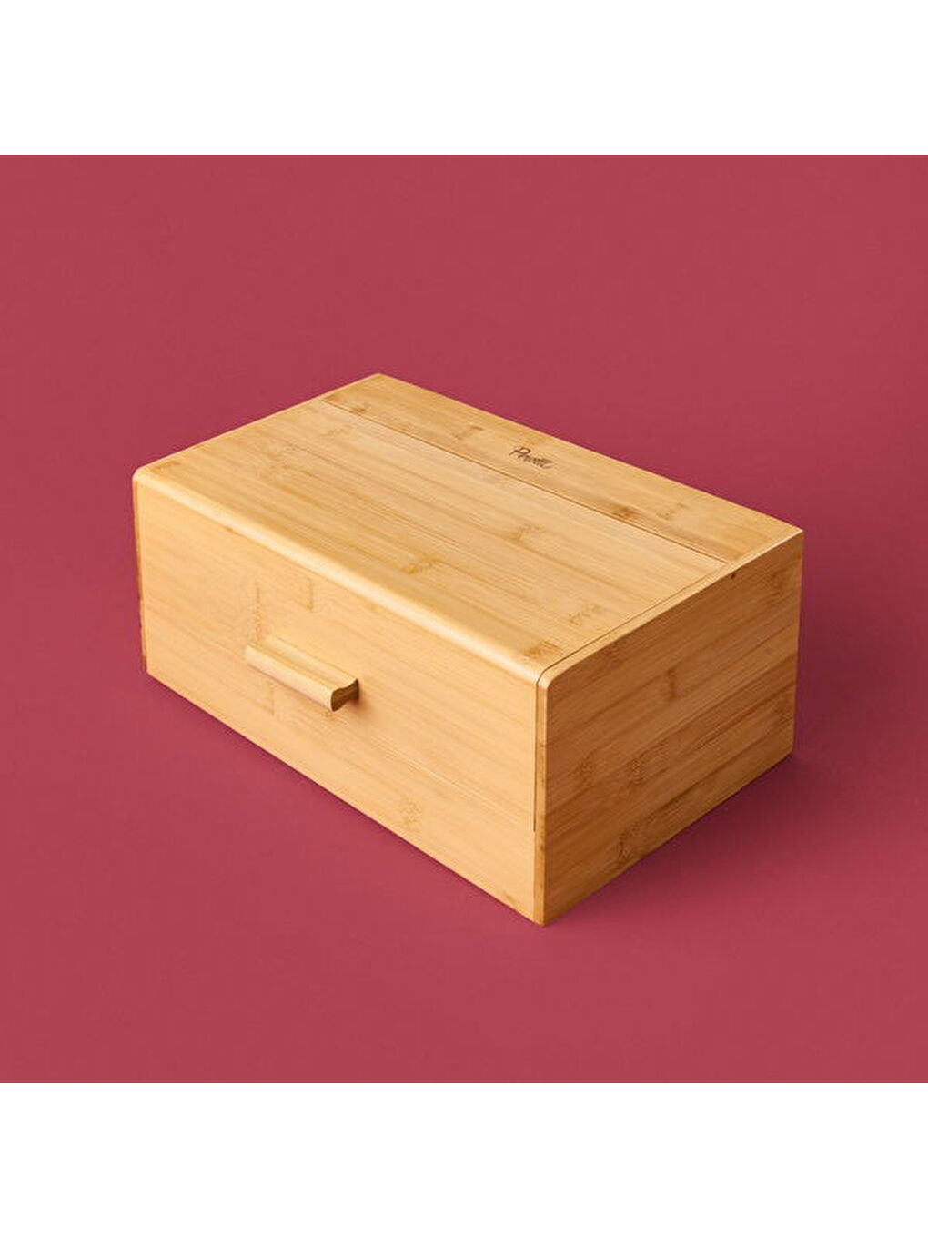 Agata Bambu Ekmek Dolabı - Açık Kahverengi-1