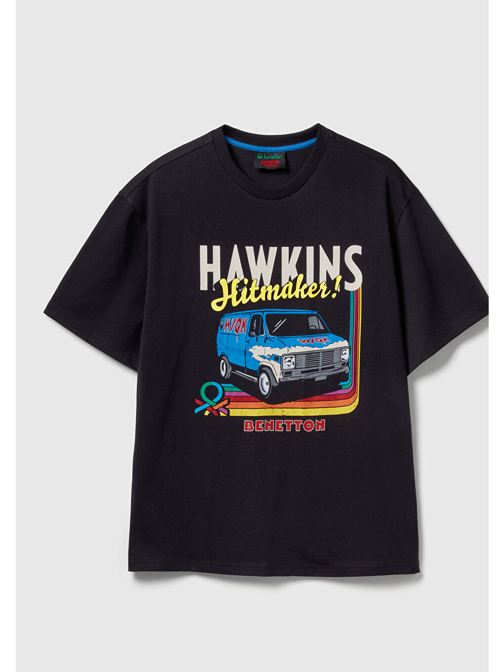 Karışık Erkek  %100 Pamuk Regular Fit Stranger Things Baskılı T-Shirt-1