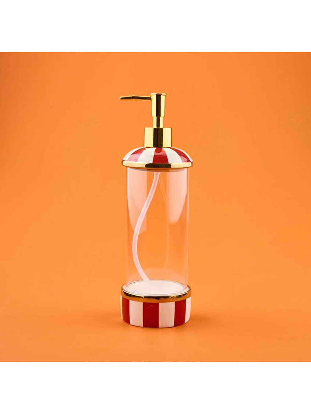 Karışık Maura Rossa Tekli Cam Sabunluk - Renkli / Sarı - 540 ml