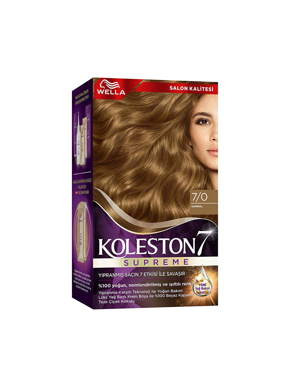 Wella Renksiz Koleston Supreme Saç Boyası 7/0 Kumral - 2