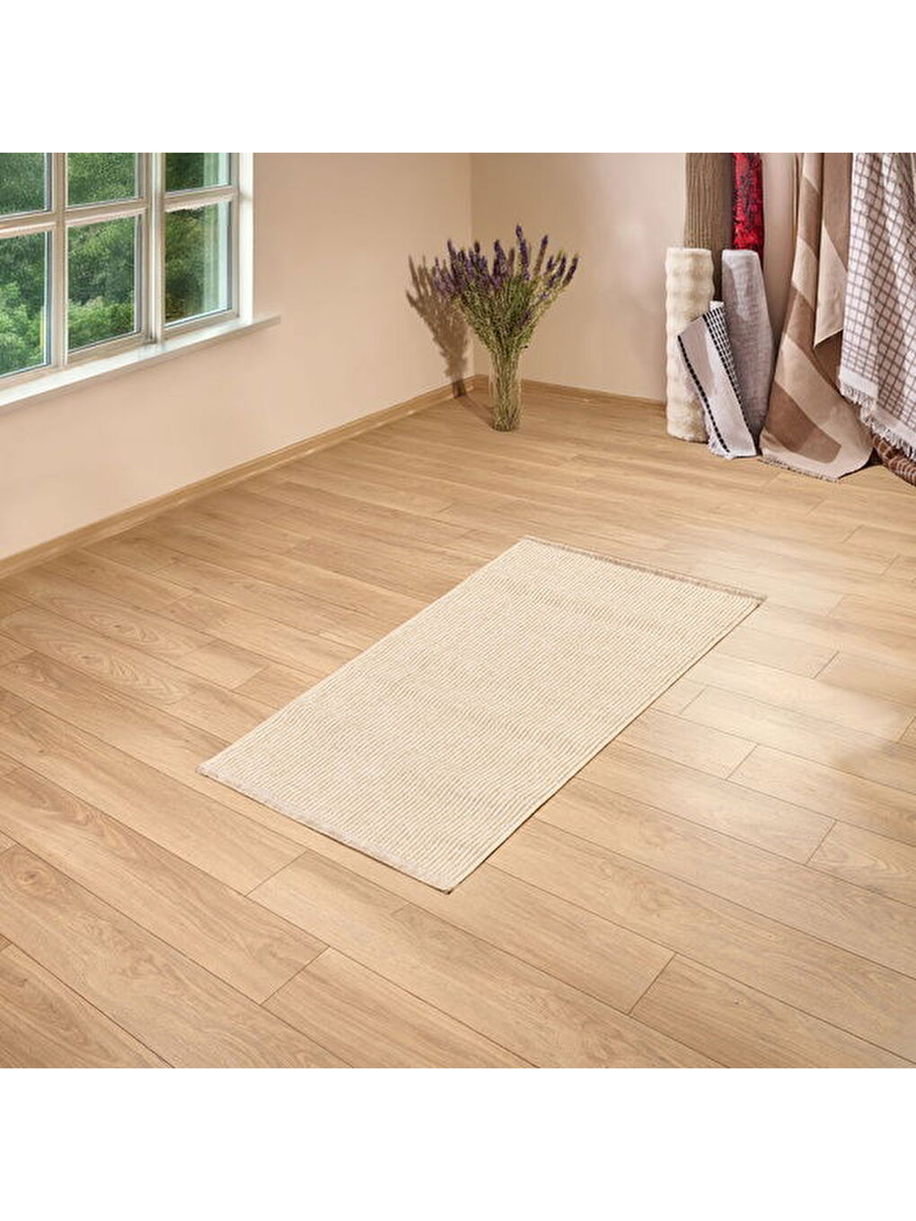 Soft Otantik Dekoratif Halı - Bej - 80x150 cm-2