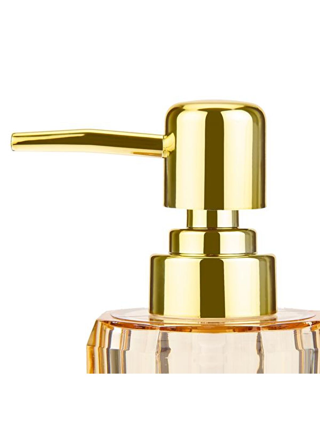 Line Akrilik Sıvı Sabunluk - Kahverengi - 18x6 cm-1