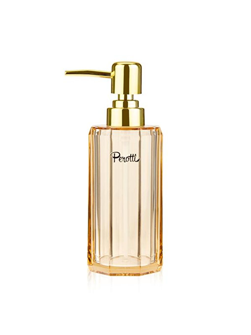 Line Akrilik Sıvı Sabunluk - Kahverengi - 18x6 cm-2