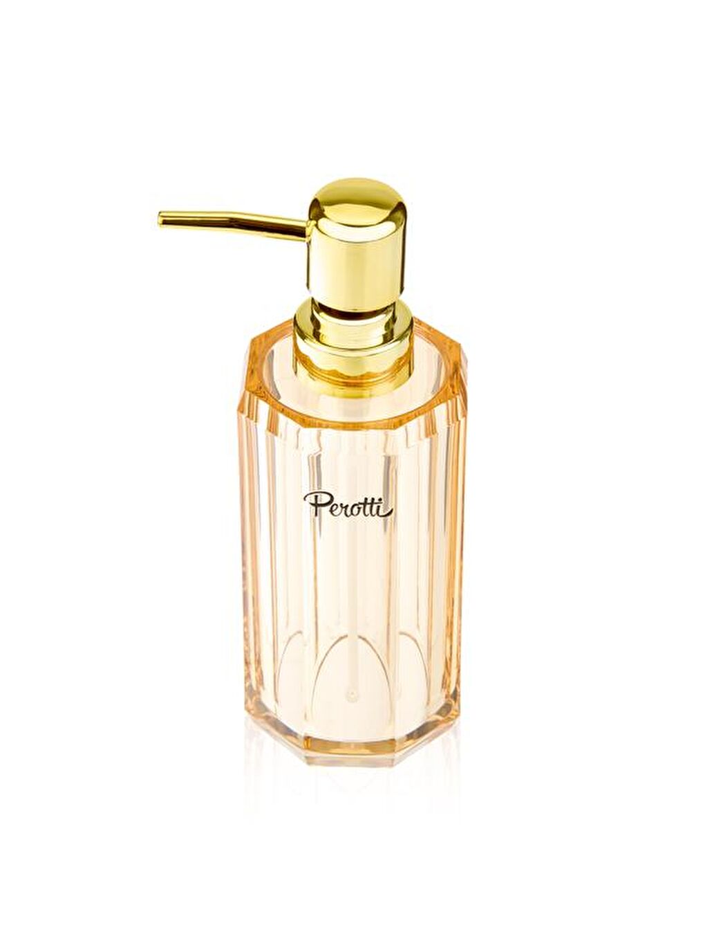 Line Akrilik Sıvı Sabunluk - Kahverengi - 18x6 cm-3