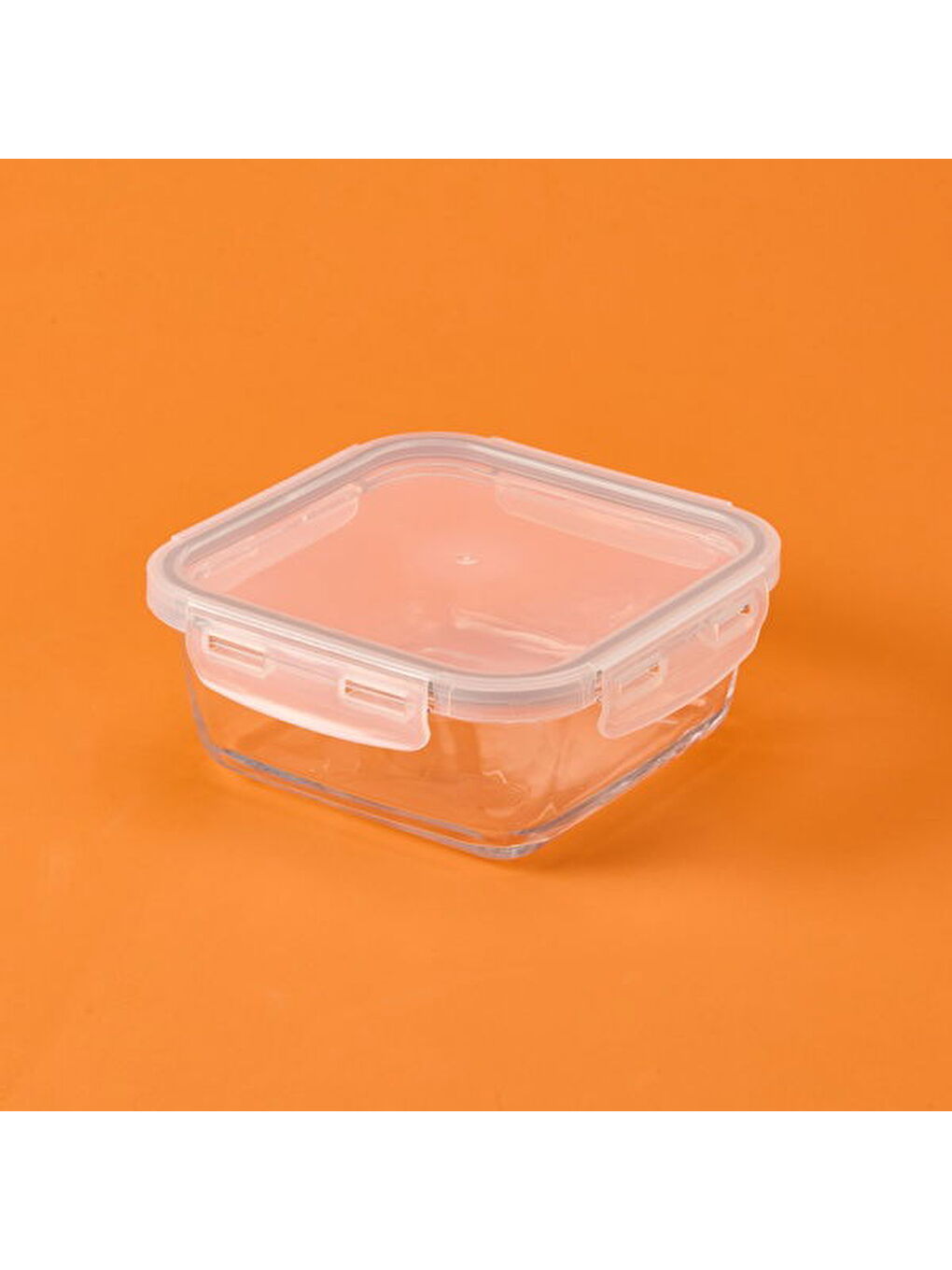 Renksiz Locky Kilitli Saklama Kabı - Şeffaf - 750 ml-1