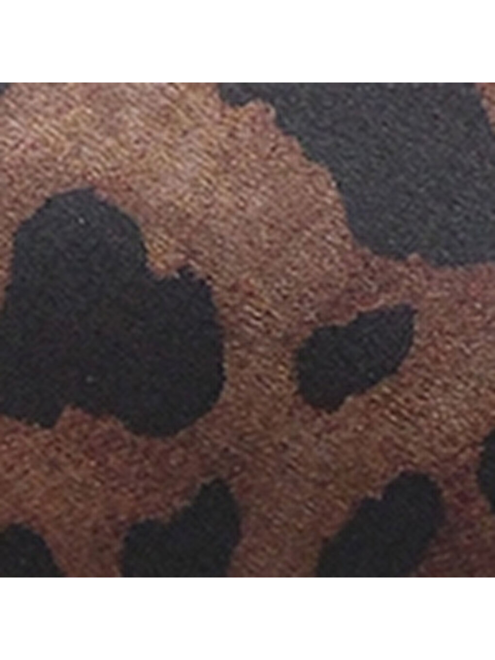 Kahverengi Penni Yuvarlak Burunlu Orta Topuklu Günlük Kadın Topuklu Ayakkabı-6