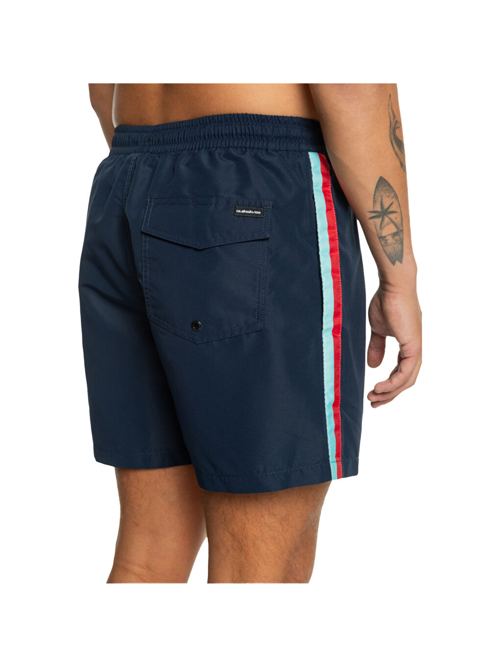 Lacivert Remade Beach Please 16 Erkek Mavi Volley Short-4