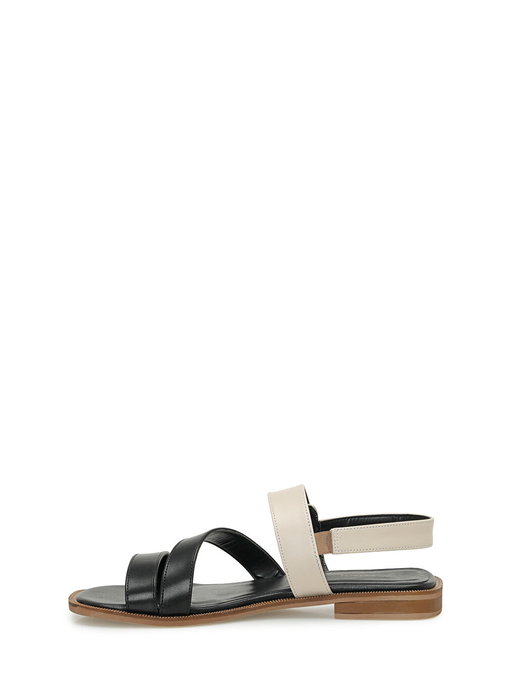 325060.Z 5FX Siyah Kadın Düz Sandalet-2