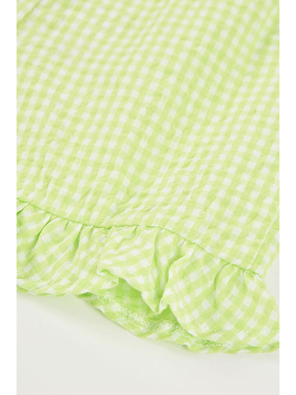 Çiçek Desenli Şort 2-6 Yaş Yeşil-5