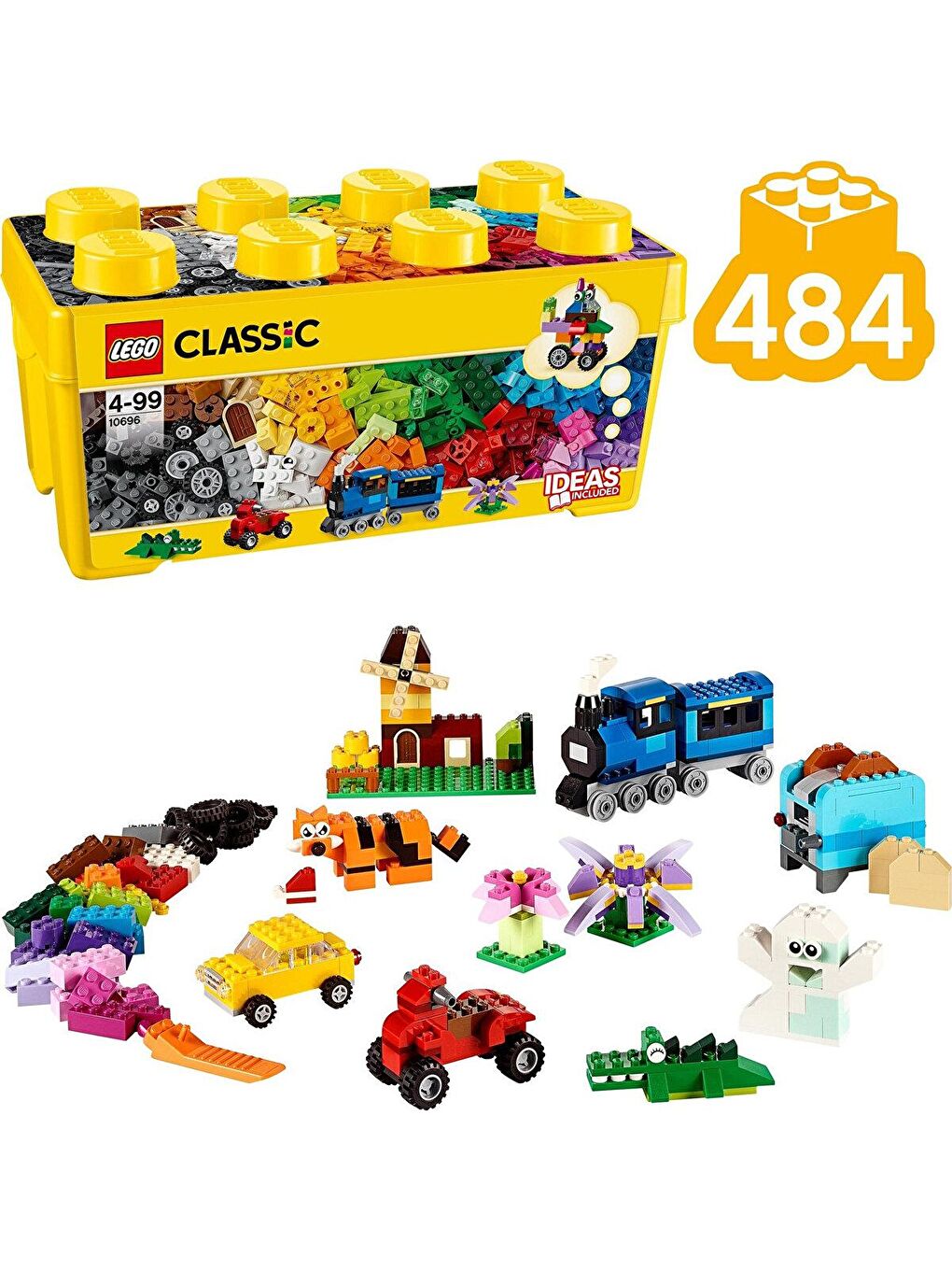 Lego Karışık Classic Orta Boy Yaratıcı Yapım Kutusu 10696