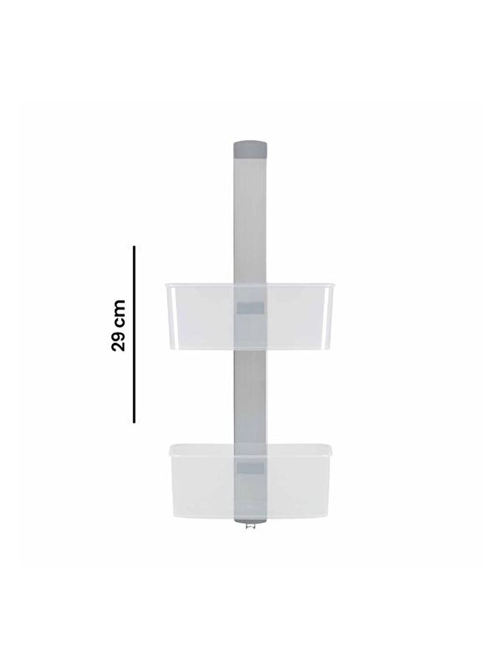 Renksiz XL Duş Rafı-6