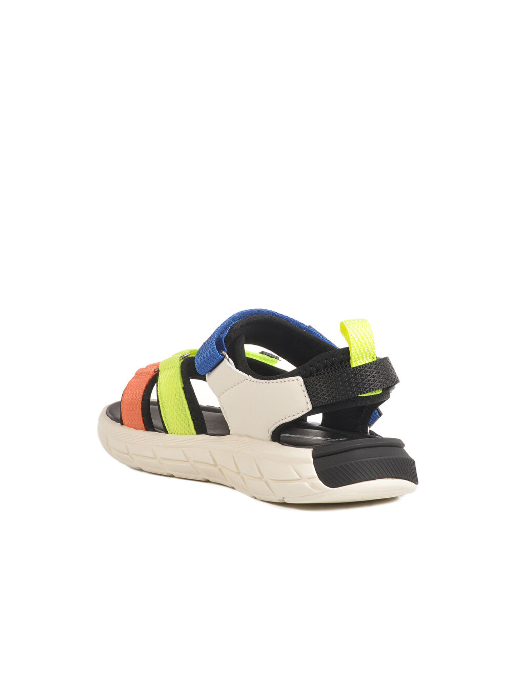 Siyah Cırtlı Hafif Anatomik Erkek Çocuk Sandalet 1947 F-3