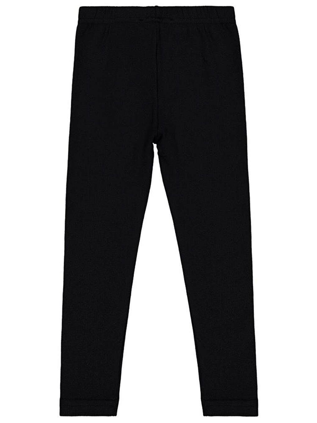 Girls Düz 10-13 Yaş Tayt - Siyah 12-13 Yaş