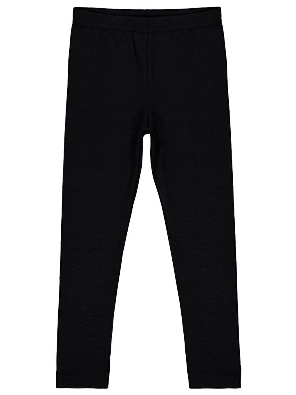 Girls Düz 10-13 Yaş Tayt - Siyah 12-13 Yaş-1