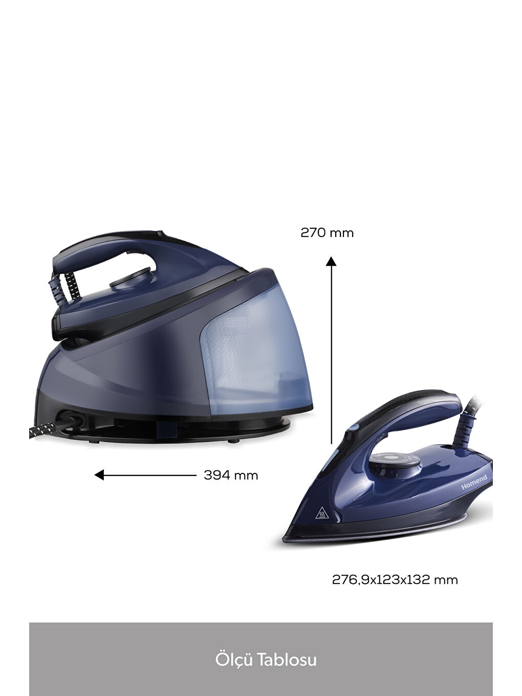 Steamwork 1168H Buhar Kazanlı Ütü Lacivert-2