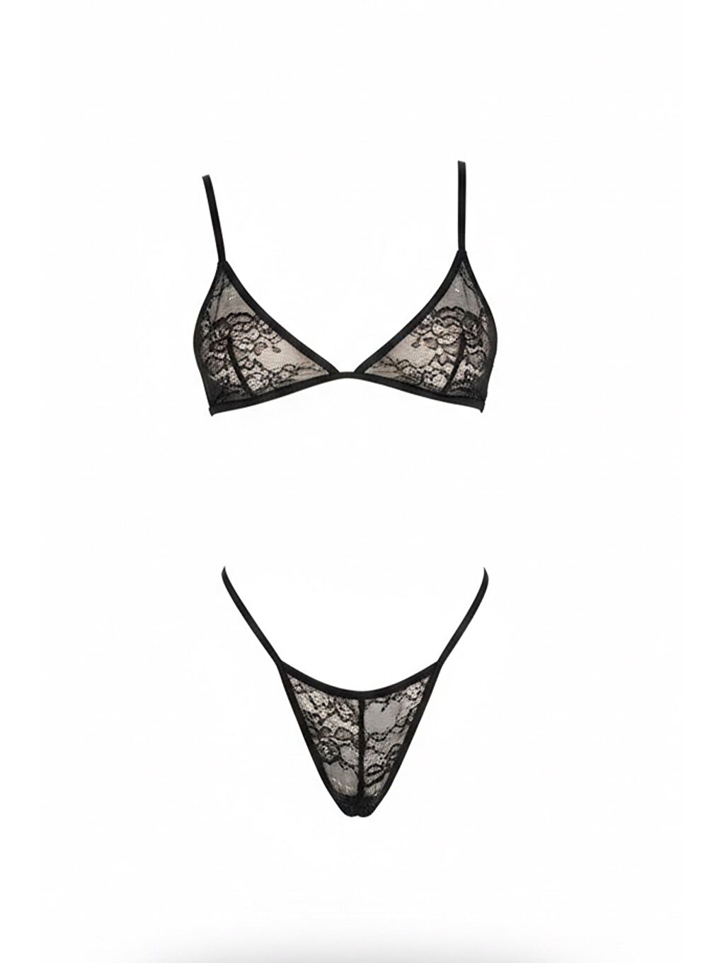 4Lü Bralet Set Siyah-1